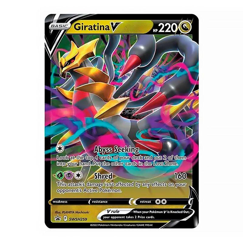 Lata Pokémon Trading Card Game Giratina V Potencial Oculto Cinza